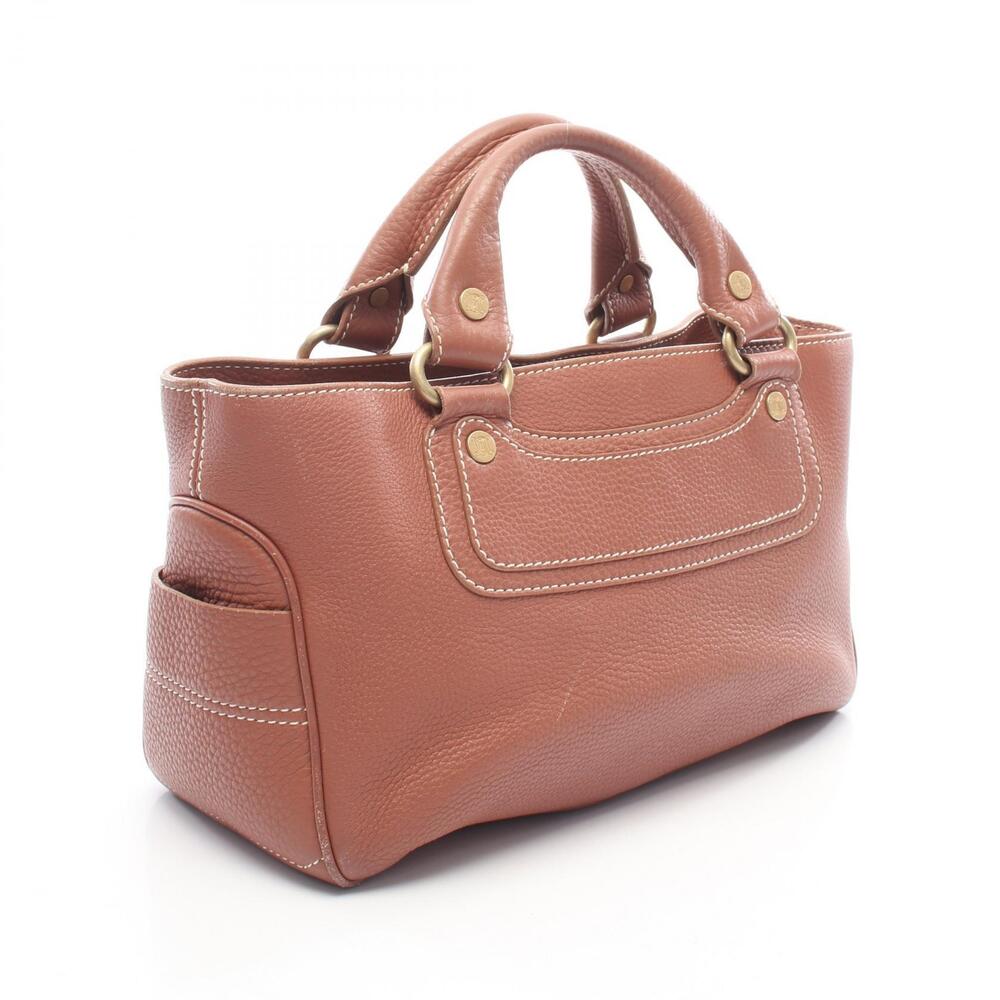Celine Boogie Bag Handbag Leather Brown - Picture 2 of 9